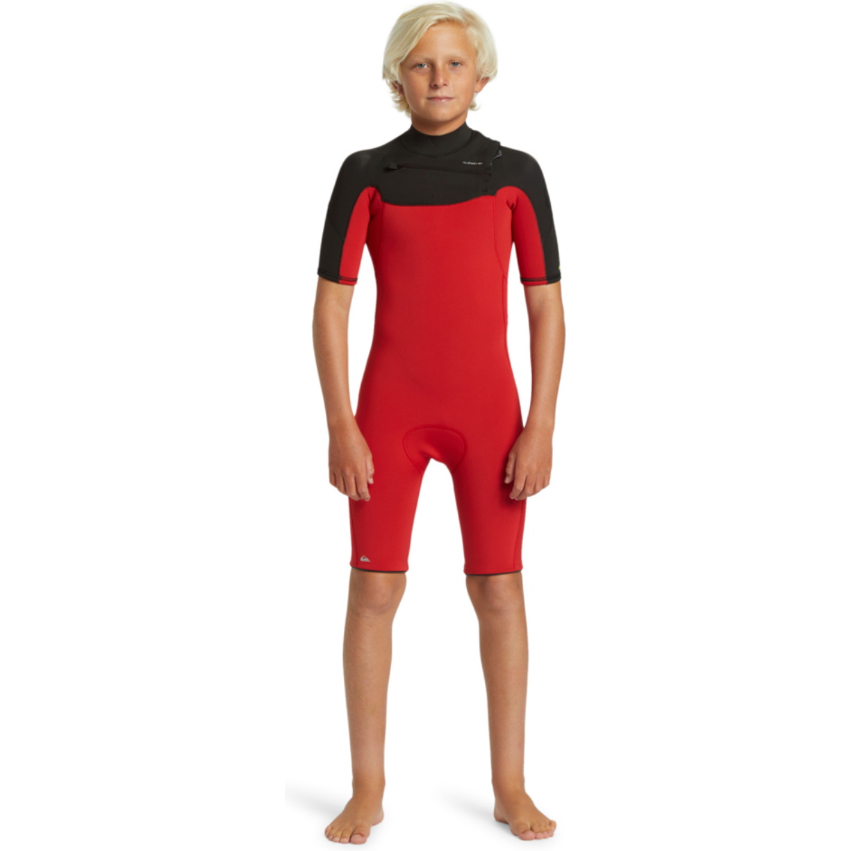 2025 Quiksilver Junior Everyday Sessions 2/2mm Chest Zip Wetsuit EQBW503024 - High Risk Red